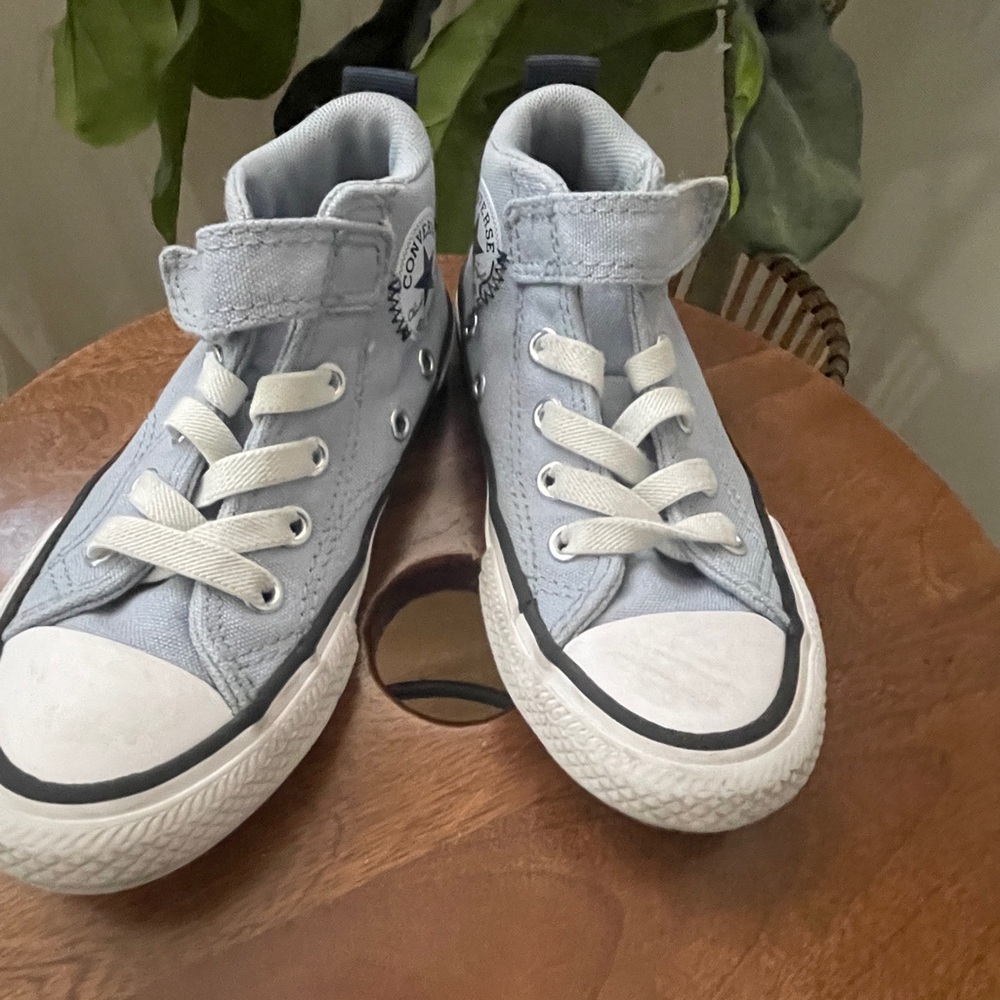 - Powder blue converse 11C